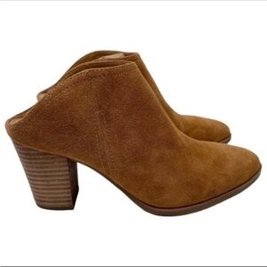 FRANCO SARTO Denzel Suede Leather Heeled Mules size 9.5